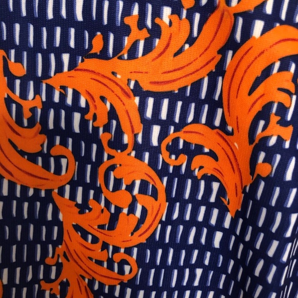 Blue and Orange Fashion Dress Size L - Picture 3 of 6